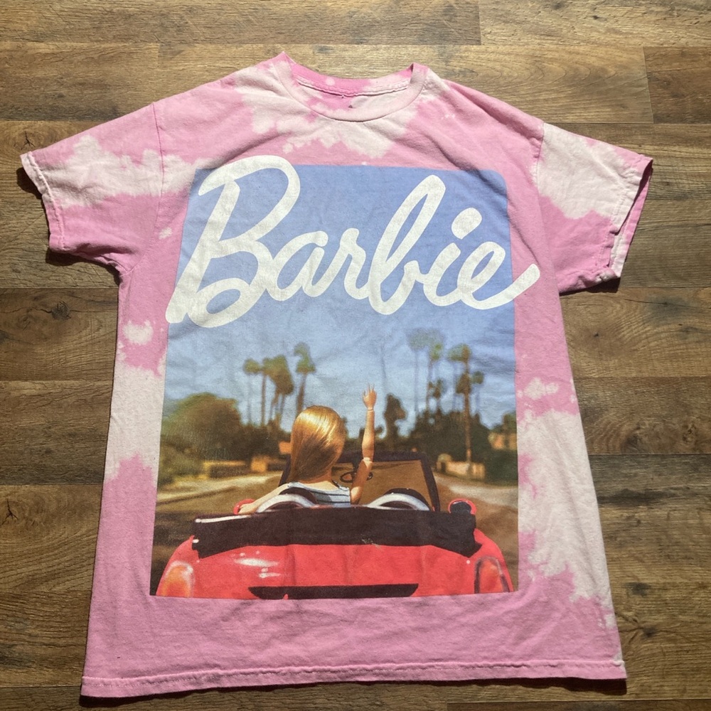 Barbie Tie-Dye Pink Graphic Tee